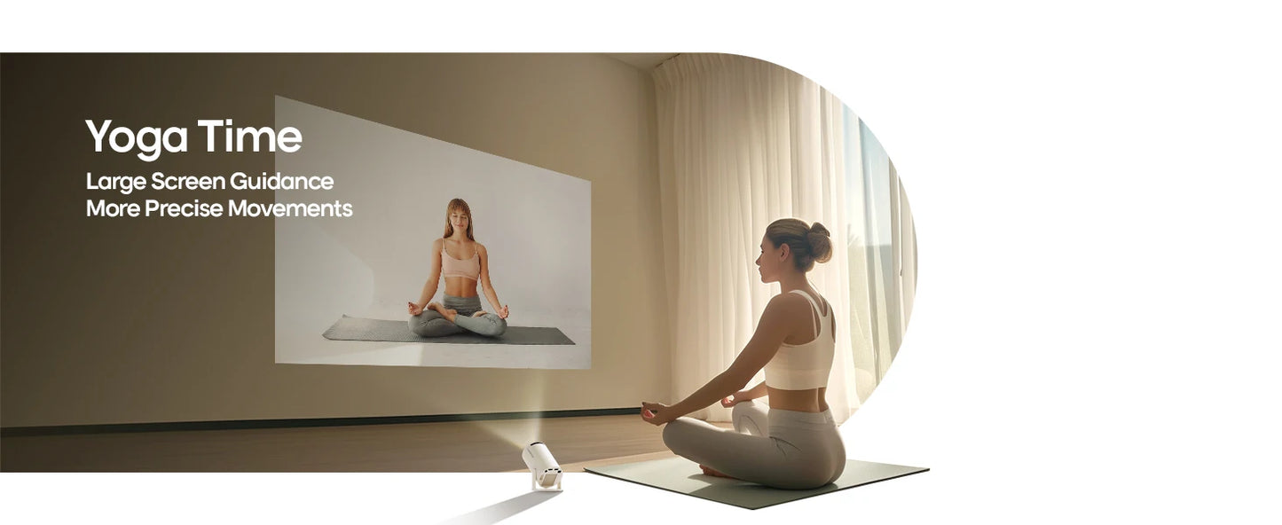 Proyector Full HD Portátil – Brillo, claridad y sonido envolvente